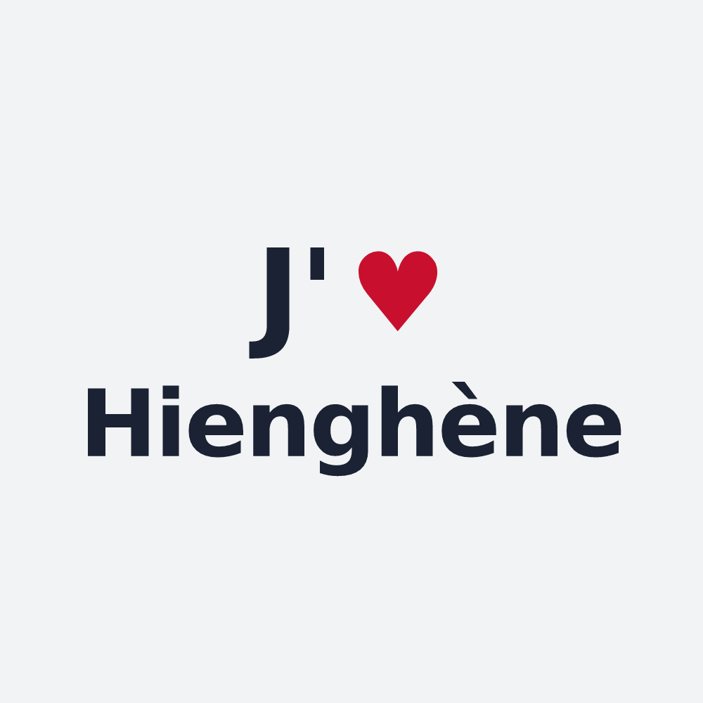 Poster personnalisé Hienghène — design J'aime Hienghène