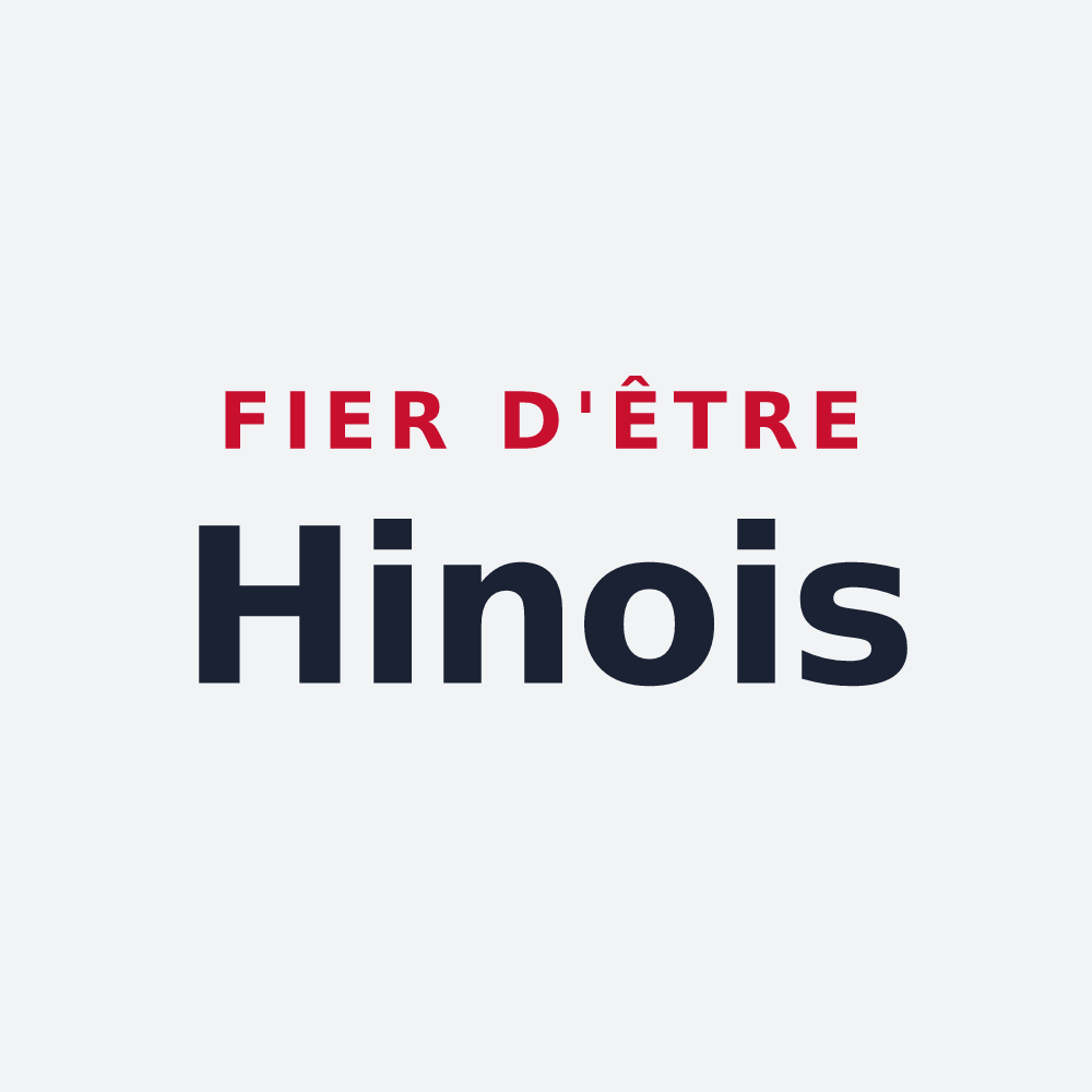 Poster « Fier d'être Hinois » — design pour Hiis
