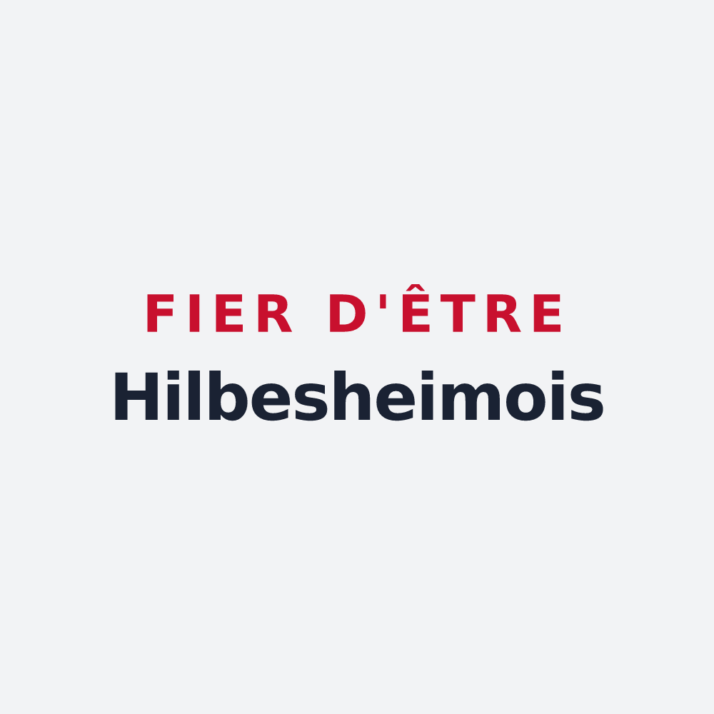 Poster « Fier d'être Hilbesheimois » — design pour Hilbesheim