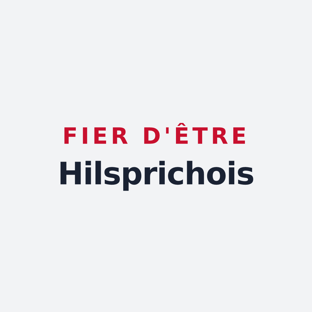 Poster « Fier d'être Hilsprichois » — design pour Hilsprich