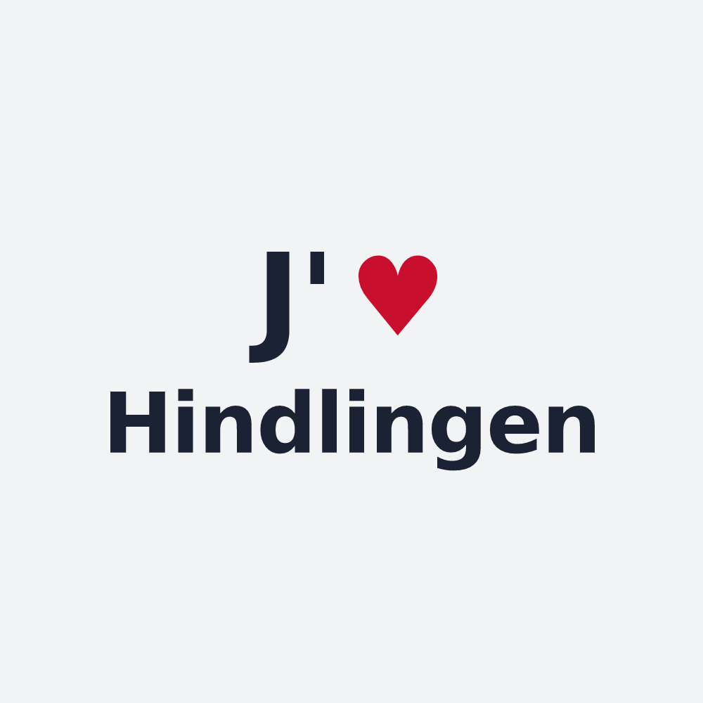 Poster personnalisé Hindlingen — design J'aime Hindlingen