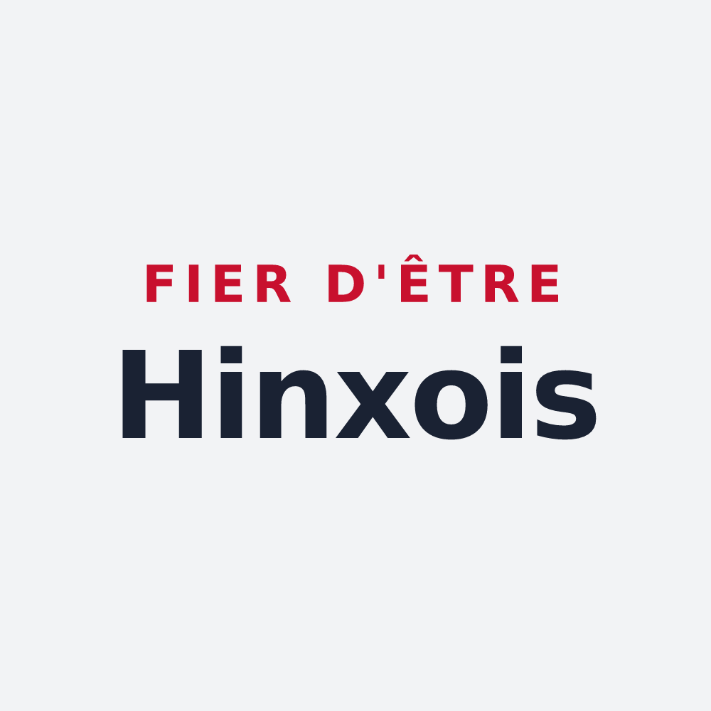 Poster « Fier d'être Hinxois » — design pour Hinx
