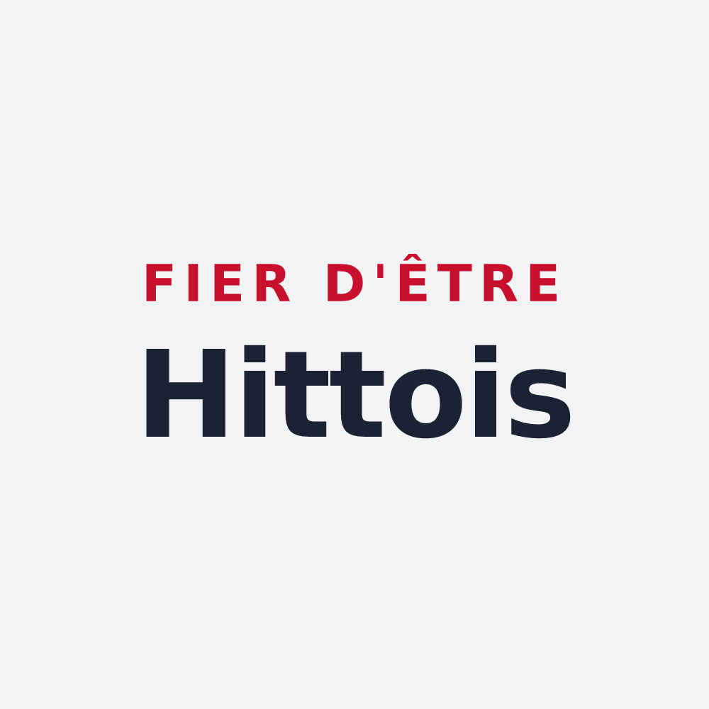 Poster « Fier d'être Hittois » — design pour Hitte