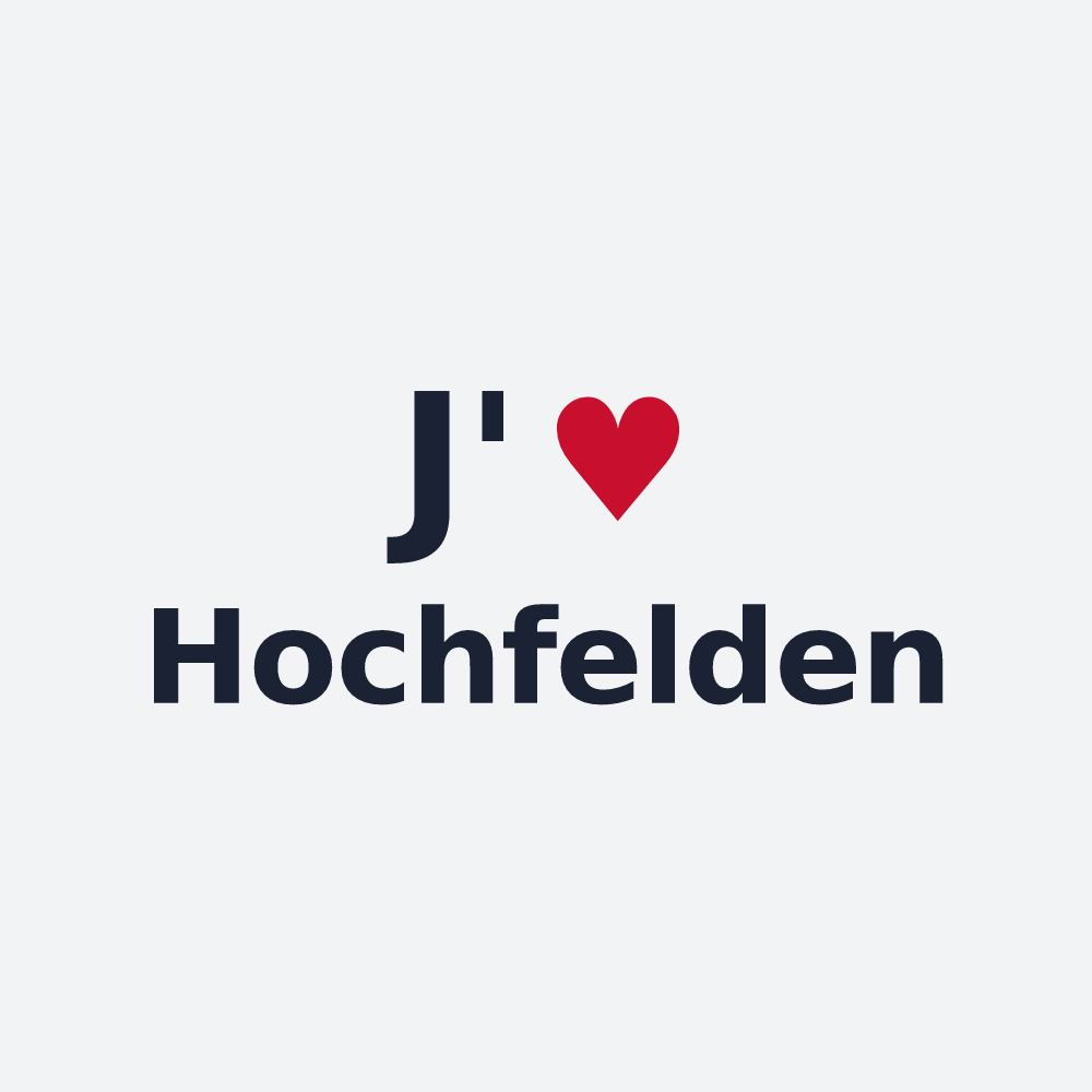 Poster personnalisé Hochfelden — design J'aime Hochfelden