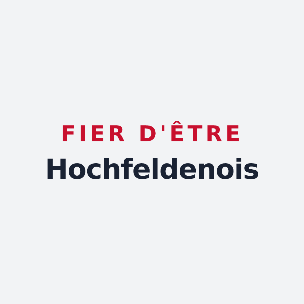 Poster « Fier d'être Hochfeldenois » — design pour Hochfelden