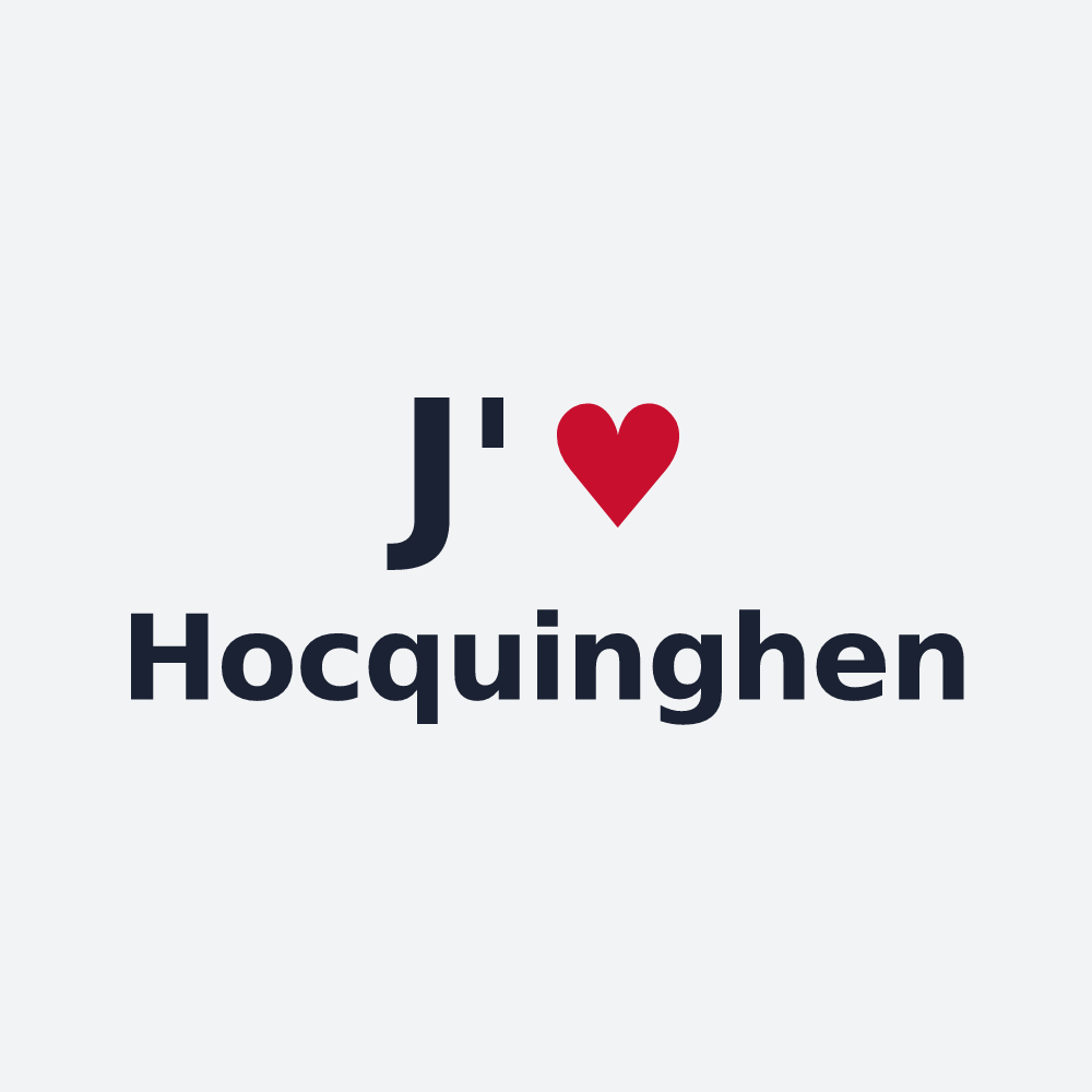 Poster personnalisé Hocquinghen — design J'aime Hocquinghen