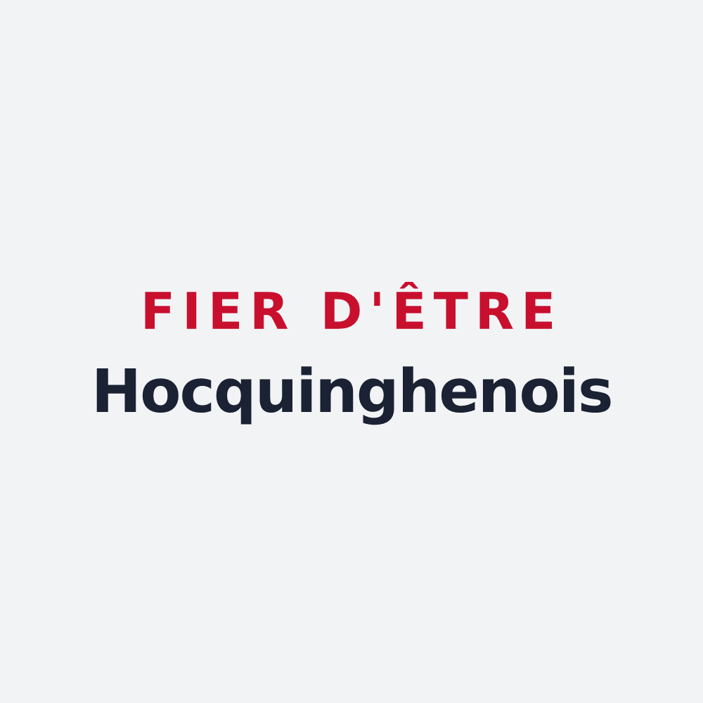 Poster « Fier d'être Hocquinghenois » — design pour Hocquinghen