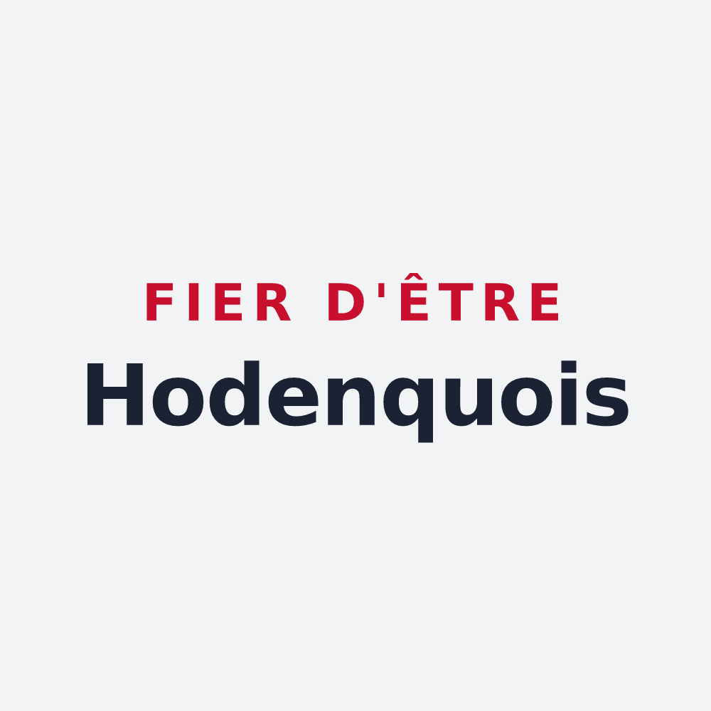 Poster « Fier d'être Hodenquois » — design pour Hodenc-en-Bray