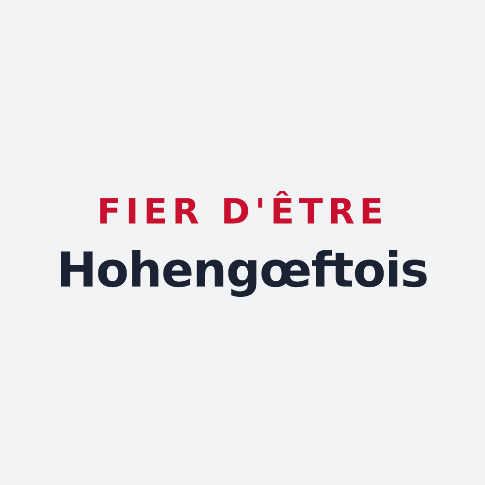 Poster « Fier d'être Hohengœftois » — design pour Hohengœft