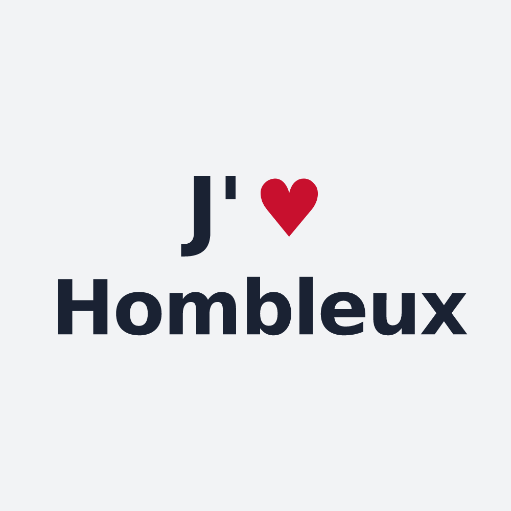 Poster personnalisé Hombleux — design J'aime Hombleux