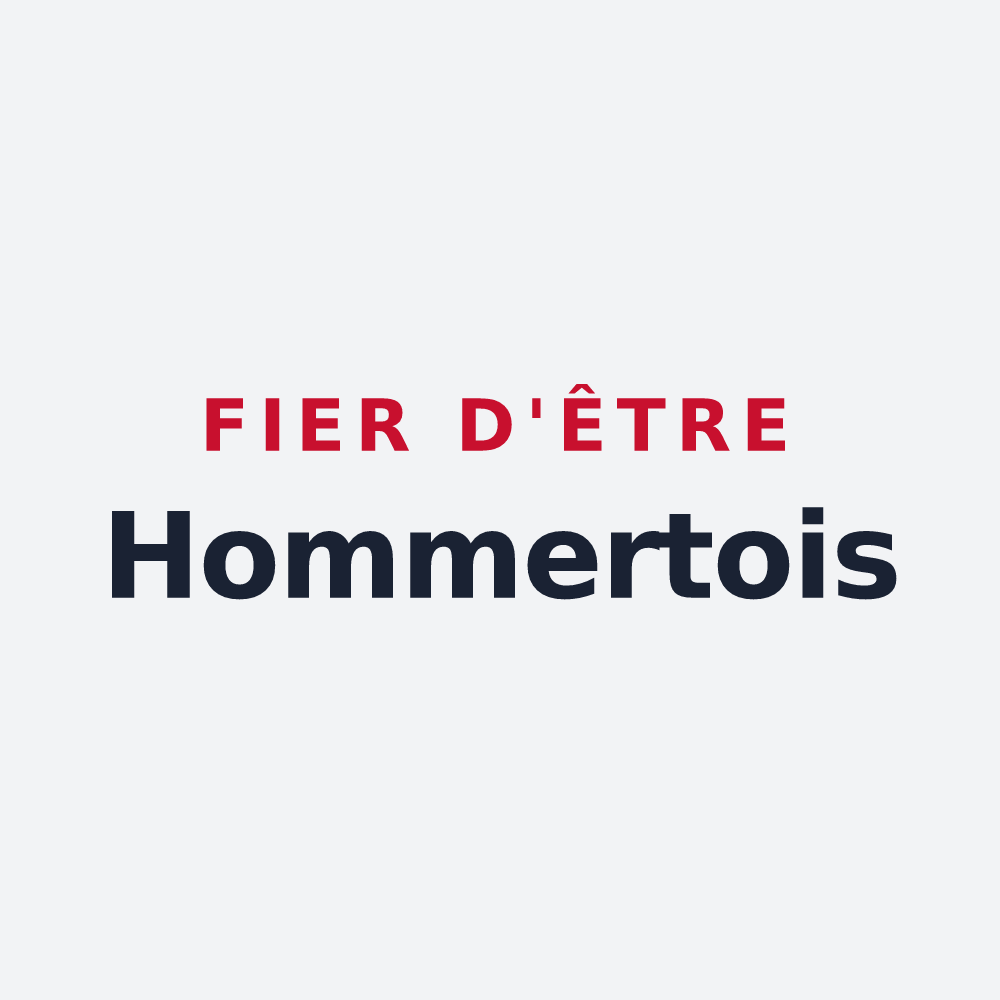 Poster « Fier d'être Hommertois » — design pour Hommert
