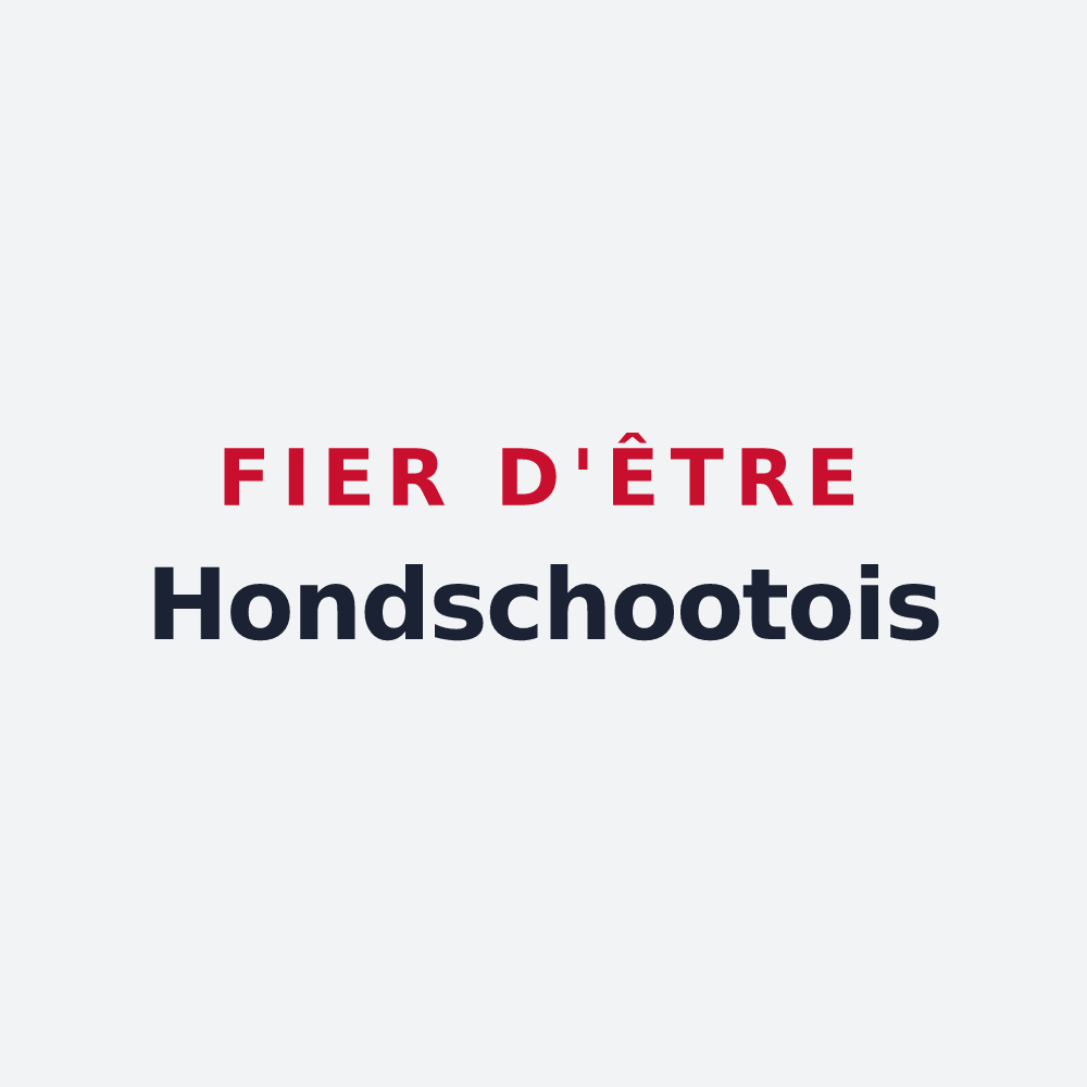 Poster « Fier d'être Hondschootois » — design pour Hondschoote