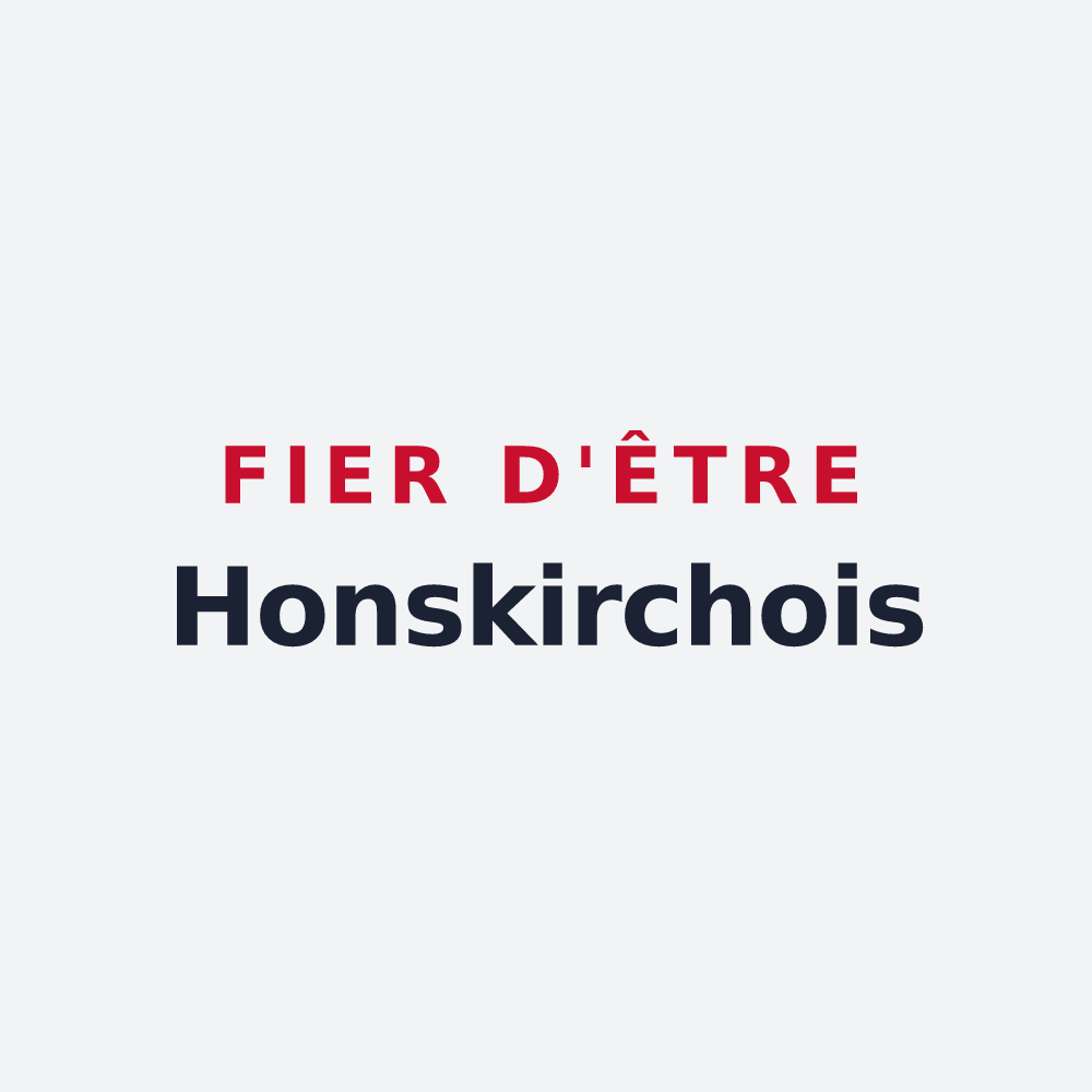 Poster « Fier d'être Honskirchois » — design pour Honskirch