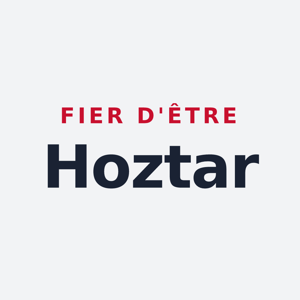 Poster « Fier d'être Hoztar » — design pour Hosta