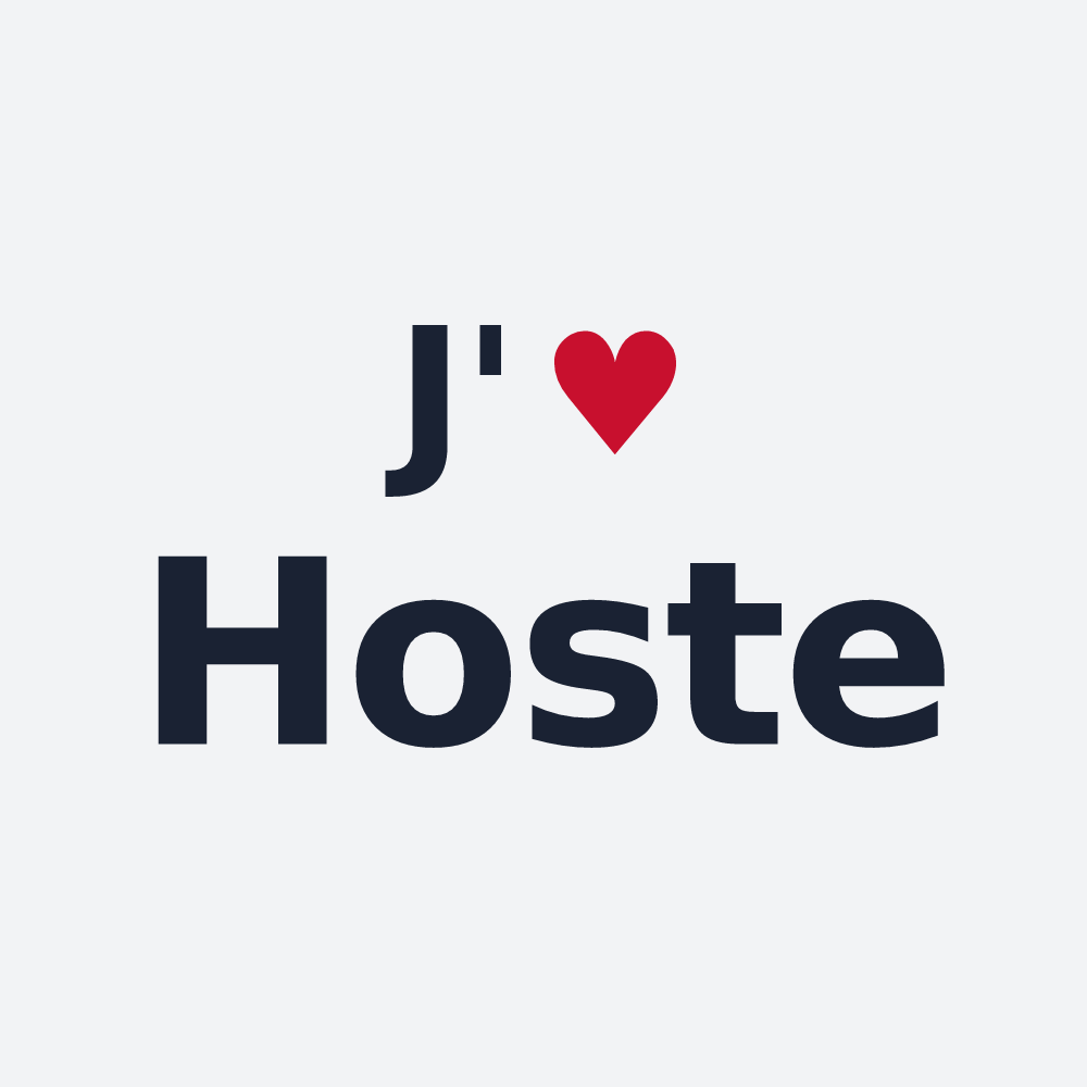 Poster personnalisé Hoste — design J'aime Hoste