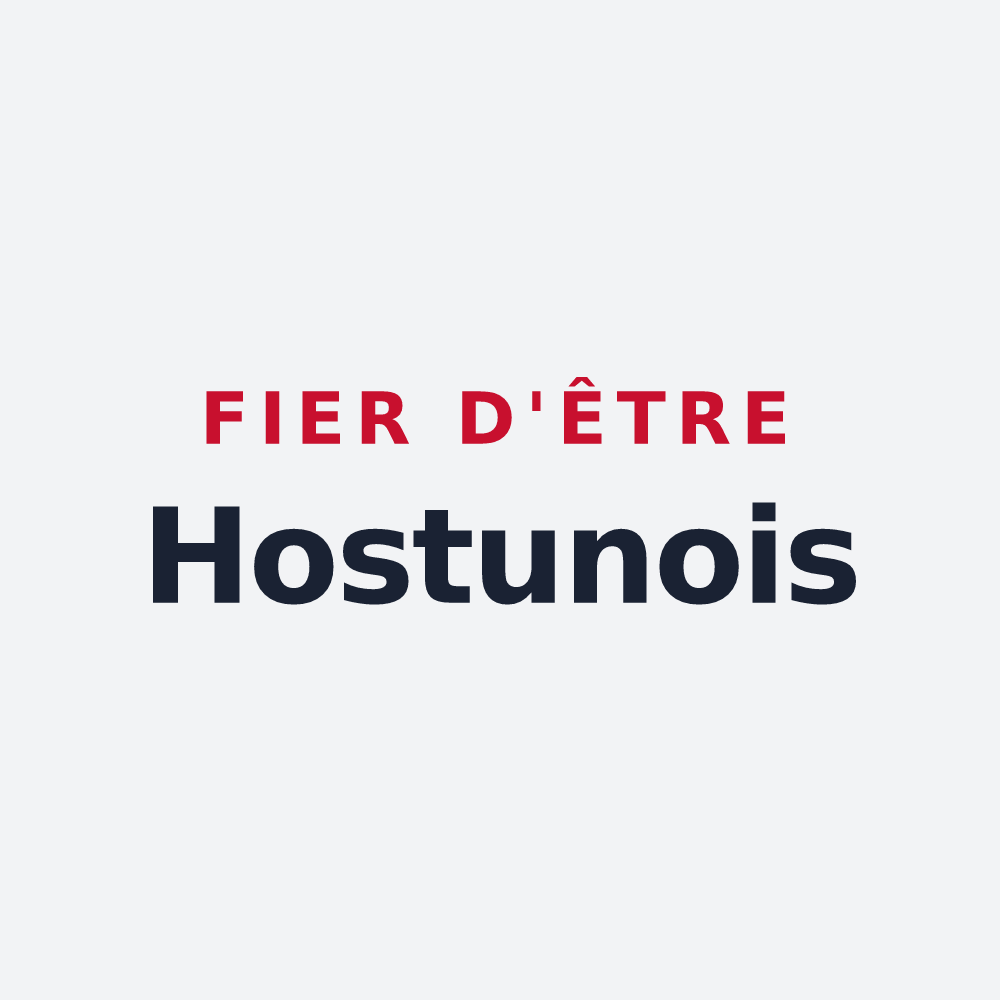 Poster « Fier d'être Hostunois » — design pour Hostun