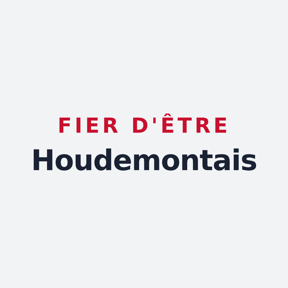 Poster « Fier d'être Houdemontais » — design pour Houdemont