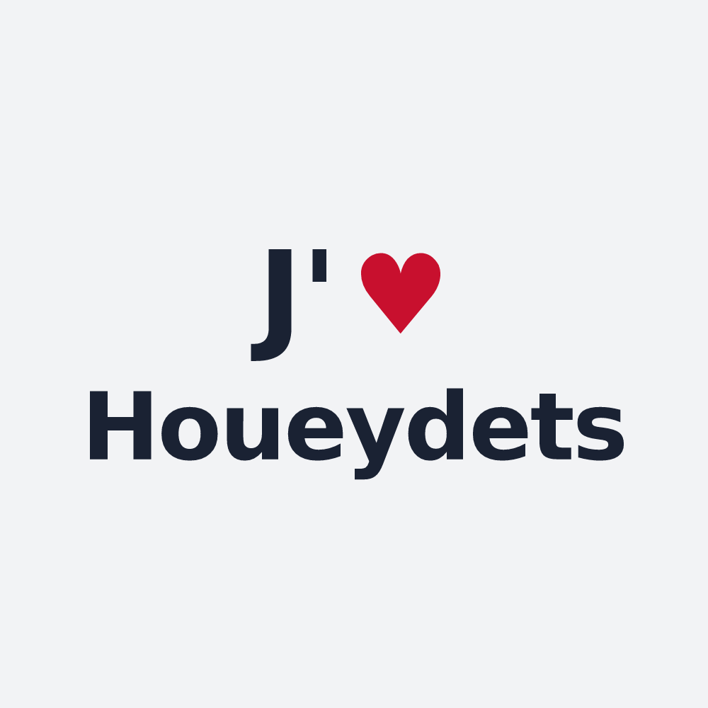 Poster personnalisé Houeydets — design J'aime Houeydets
