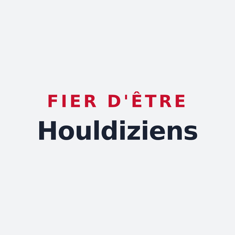 Poster « Fier d'être Houldiziens » — design pour Houldizy