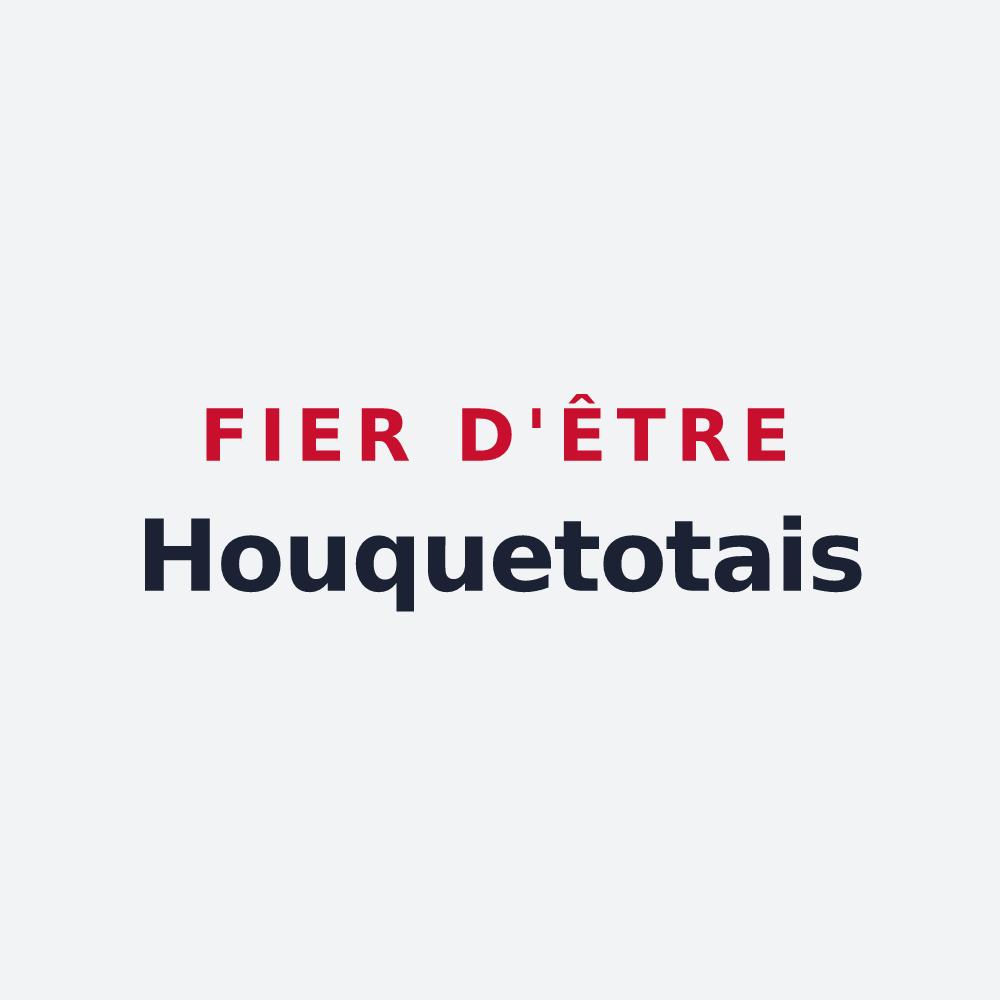 Poster « Fier d'être Houquetotais » — design pour Houquetot