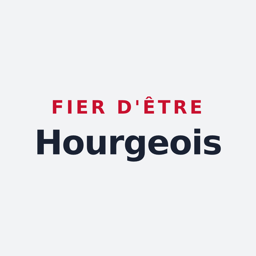 Poster « Fier d'être Hourgeois » — design pour Hourges