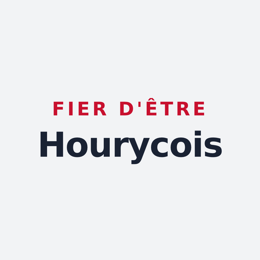 Poster « Fier d'être Hourycois » — design pour Houry
