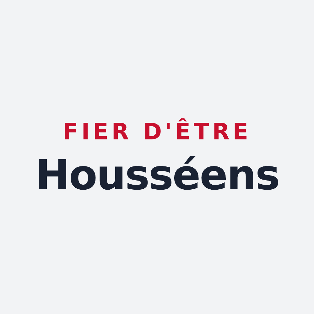 Poster « Fier d'être Housséens » — design pour Houssay