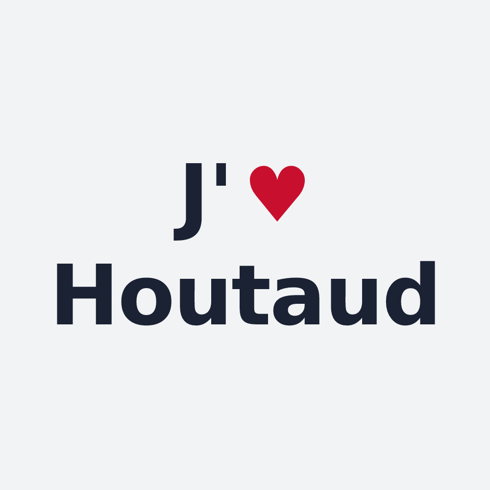 Poster personnalisé Houtaud — design J'aime Houtaud