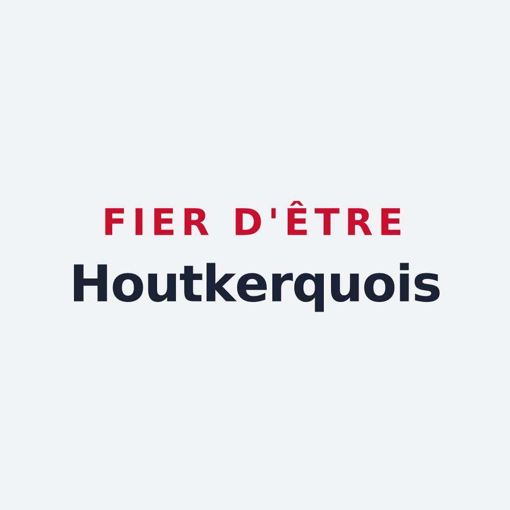 Poster « Fier d'être Houtkerquois » — design pour Houtkerque