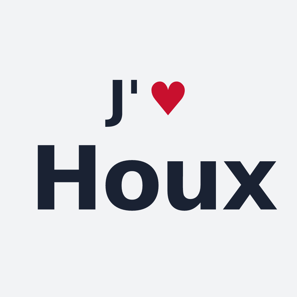 Poster personnalisé Houx — design J'aime Houx