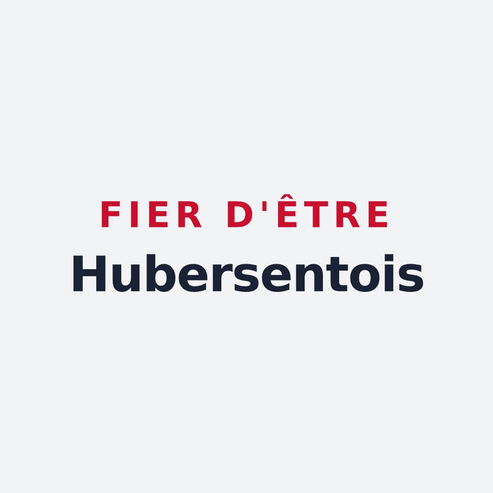 Poster « Fier d'être Hubersentois » — design pour Hubersent