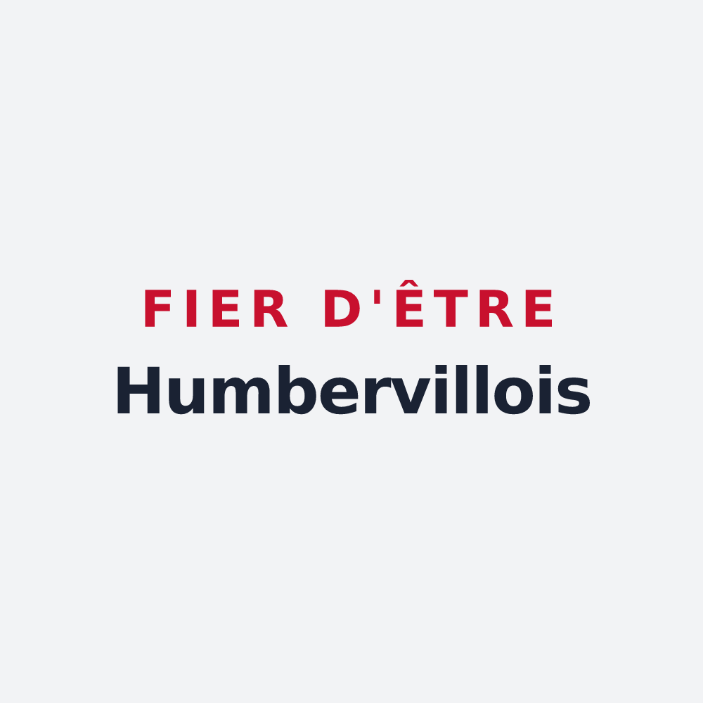 Poster « Fier d'être Humbervillois » — design pour Humberville