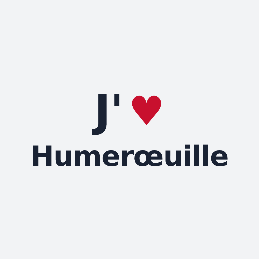 Poster personnalisé Humerœuille — design J'aime Humerœuille