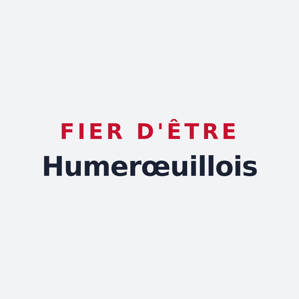 Poster « Fier d'être Humerœuillois » — design pour Humerœuille