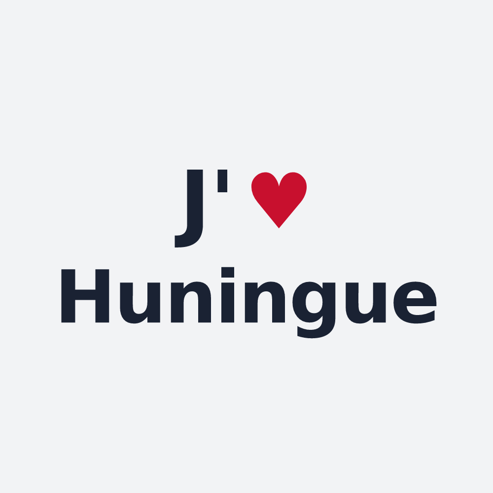Poster personnalisé Huningue — design J'aime Huningue