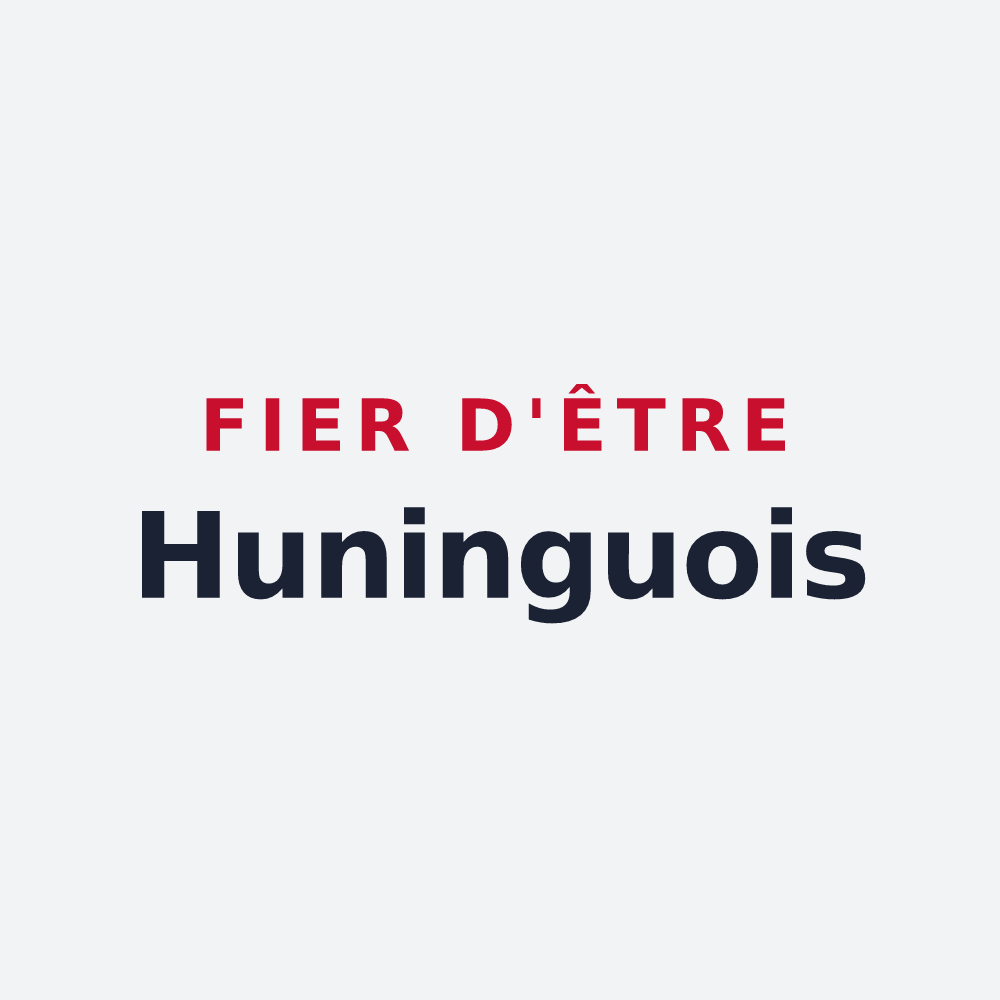 Poster « Fier d'être Huninguois » — design pour Huningue