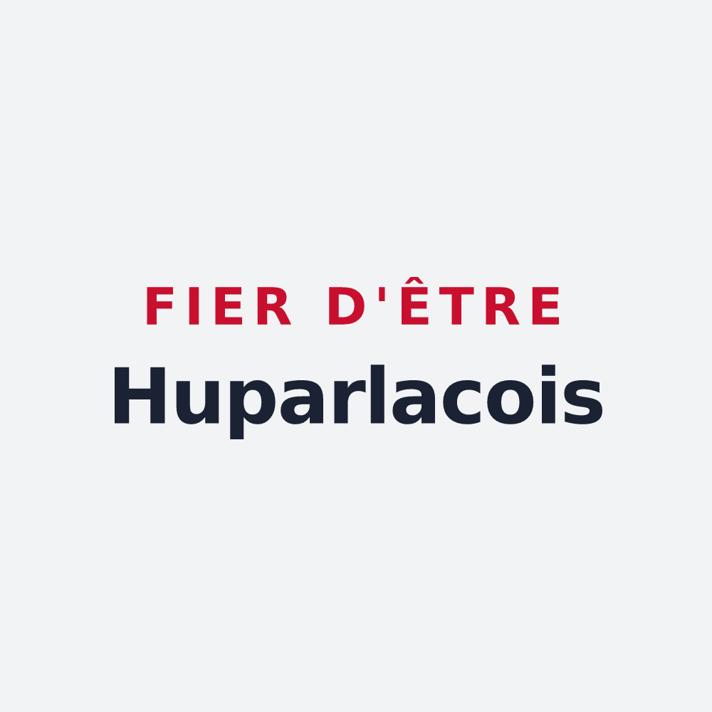 Poster « Fier d'être Huparlacois » — design pour Huparlac