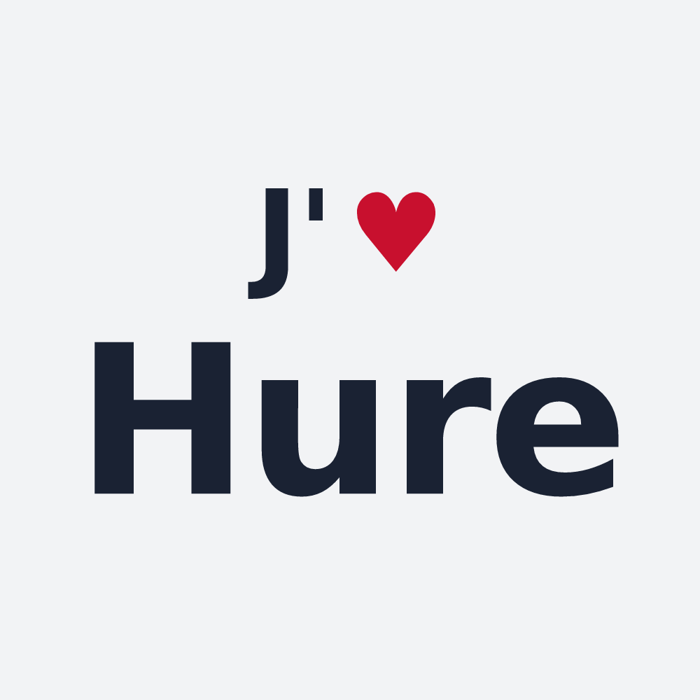 Poster personnalisé Hure — design J'aime Hure