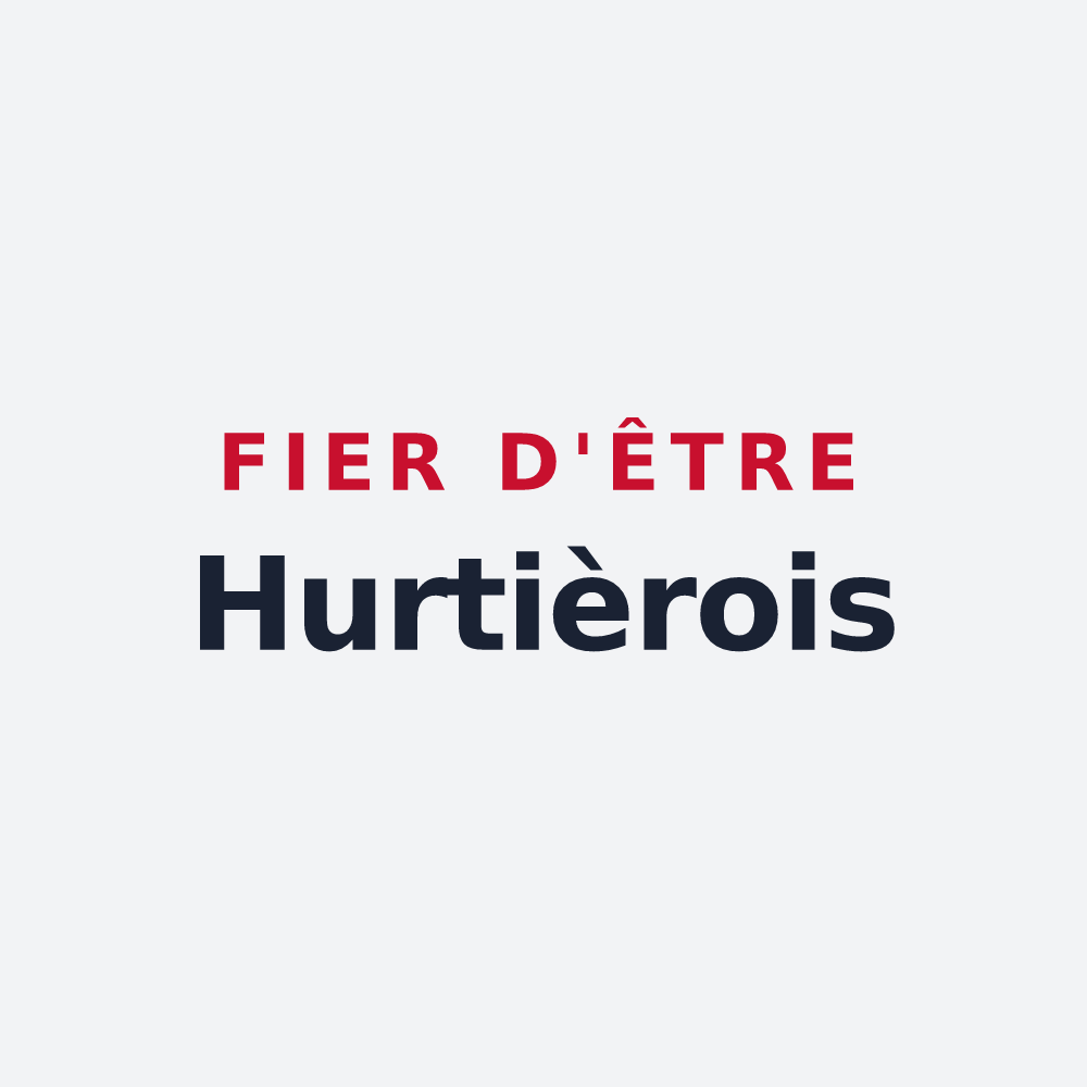 Poster « Fier d'être Hurtièrois » — design pour Hurtières
