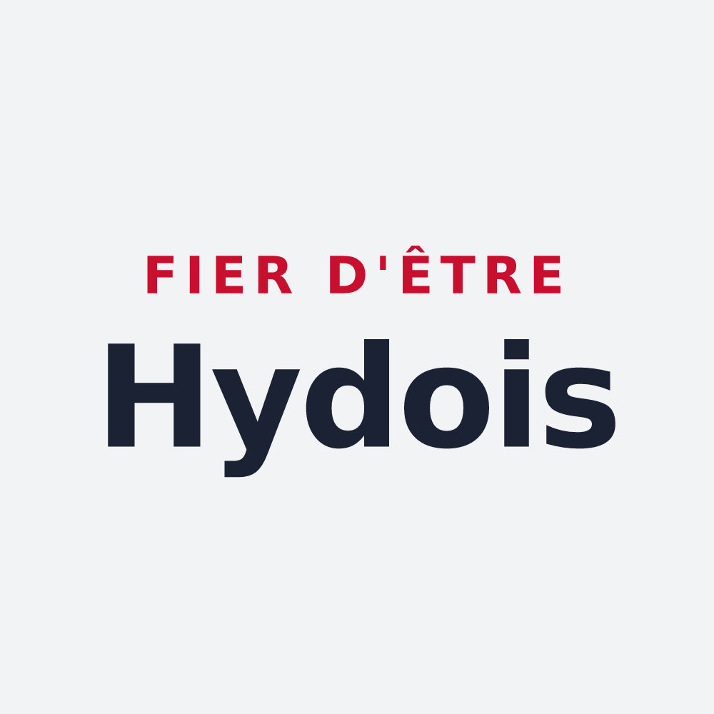 Poster « Fier d'être Hydois » — design pour Hyds