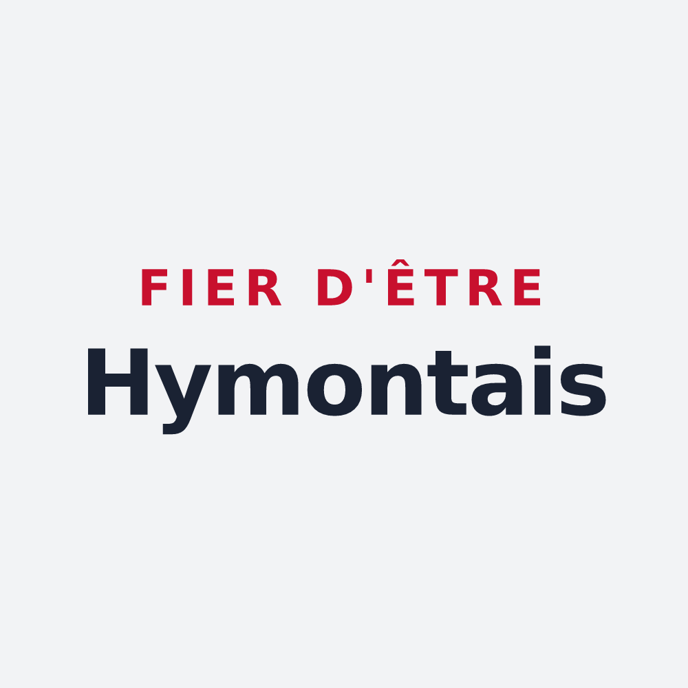 Poster « Fier d'être Hymontais » — design pour Hymont