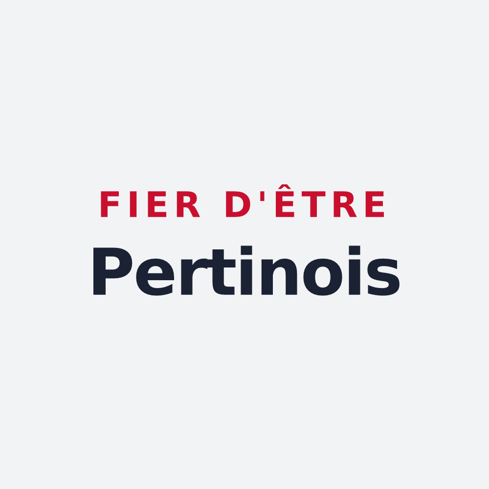 Poster « Fier d'être Pertinois » — design pour Hypercourt