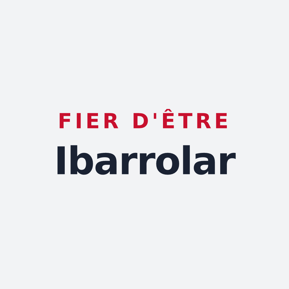 Poster « Fier d'être Ibarrolar » — design pour Ibarrolle