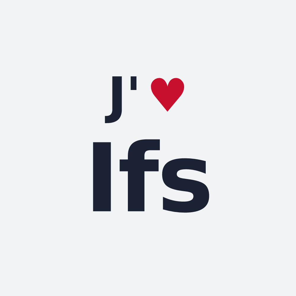Poster personnalisé Ifs — design J'aime Ifs