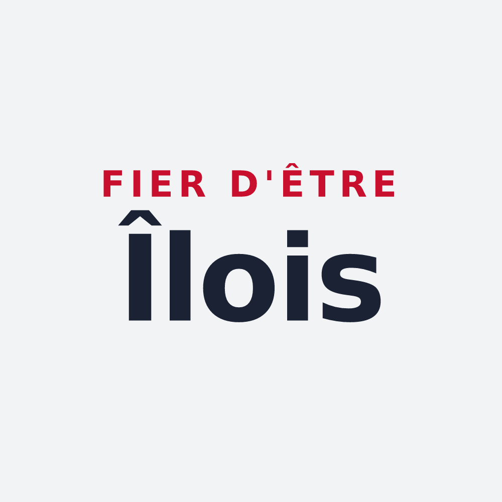 Poster « Fier d'être Îlois » — design pour Île-aux-Moines