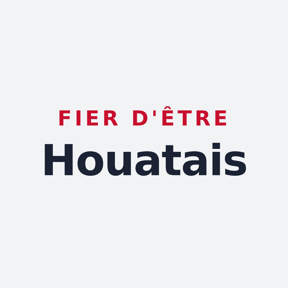 Poster « Fier d'être Houatais » — design pour Île-d'Houat