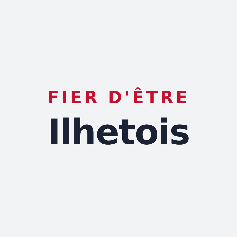 Poster « Fier d'être Ilhetois » — design pour Ilhet