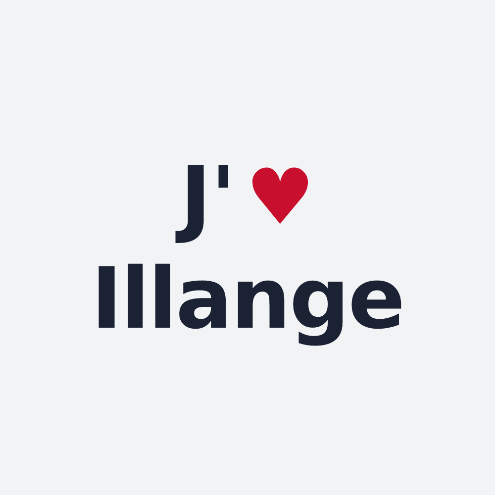 Poster personnalisé Illange — design J'aime Illange