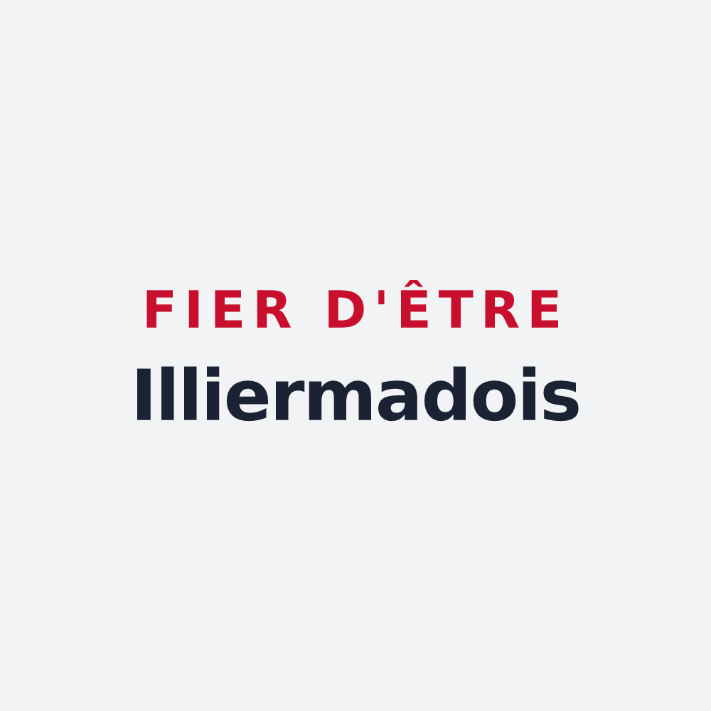 Poster « Fier d'être Illiermadois » — design pour Illier-et-Laramade