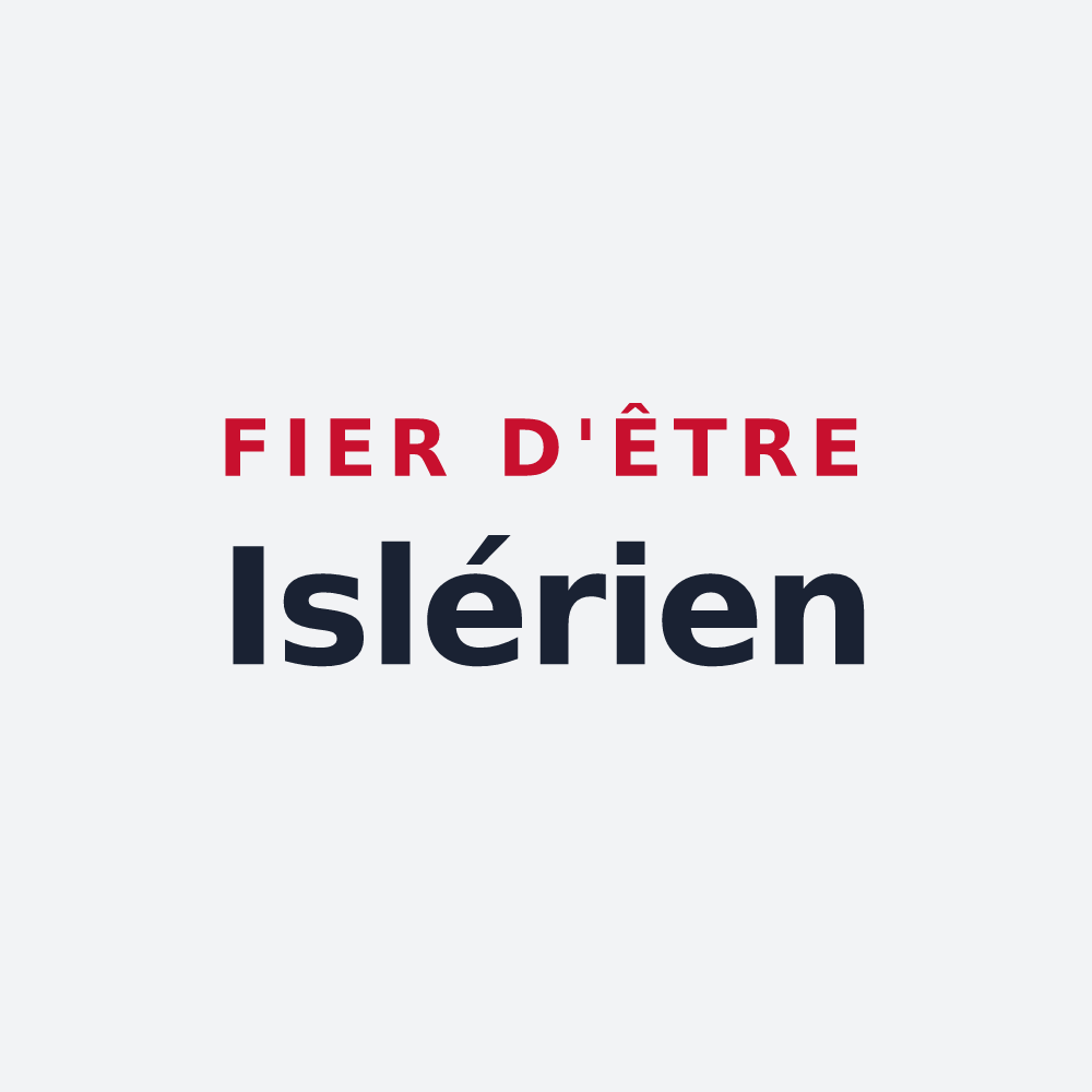 Poster « Fier d'être Islérien » — design pour Illiers-Combray